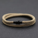 Double Layer Magnetic Rope Bracelet | Panthera Lux