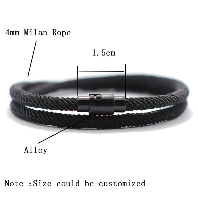 Double Layer Magnetic Rope Bracelet | Panthera Lux