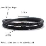 Double Layer Magnetic Rope Bracelet | Panthera Lux