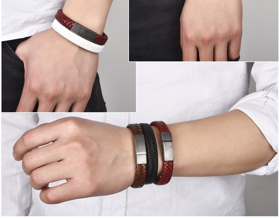 Classic Leather Bracelet | Panthera Lux
