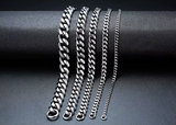 Refined Curb Chain Bracelet –  Vintage Stainless Steel