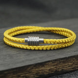 Braided Double Layer Magnetic Rope Bracelet