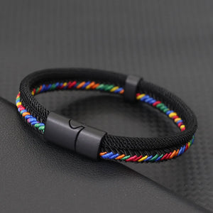 Braided Double Stack with Magnetic Clasp | Panthera Lux
