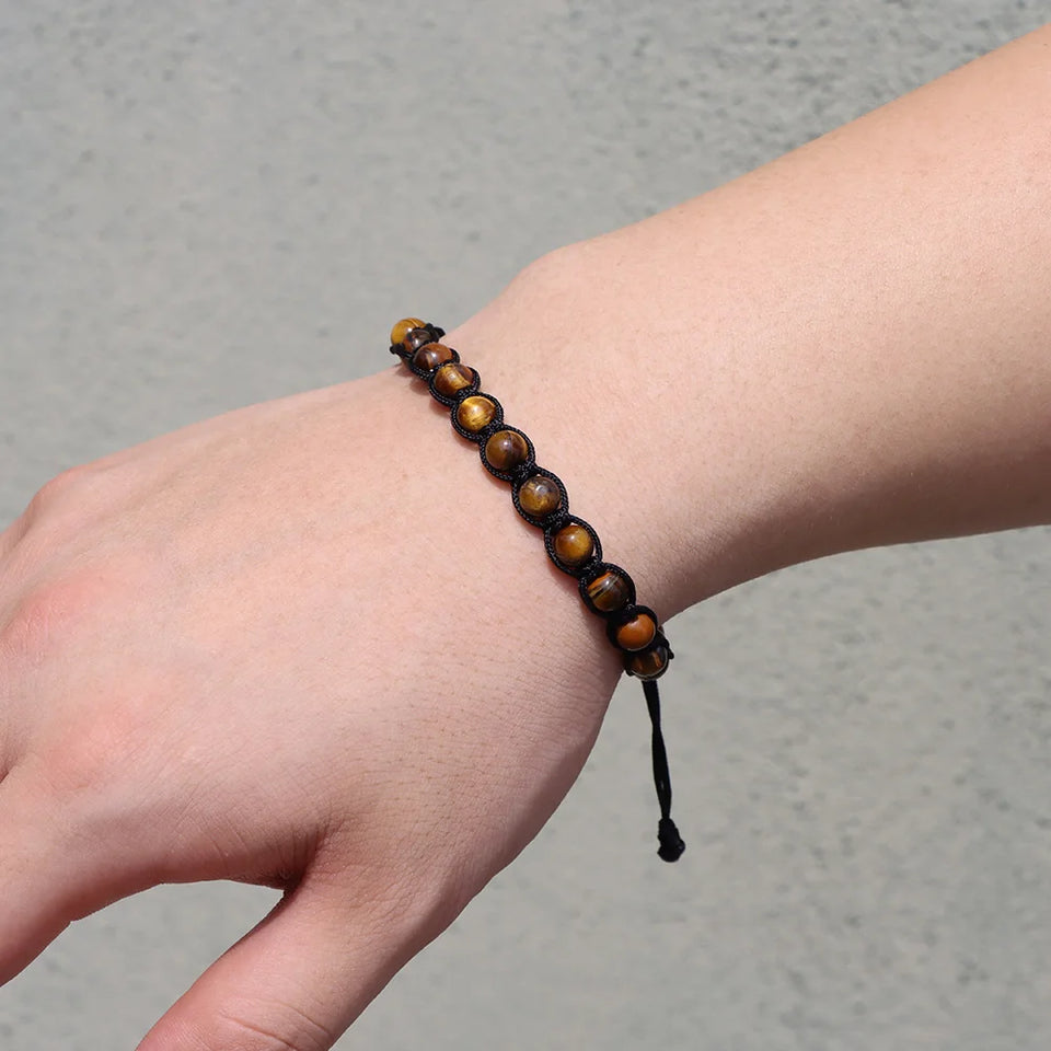 Adjustable Beaded Cord Wrap | Panthera Lux