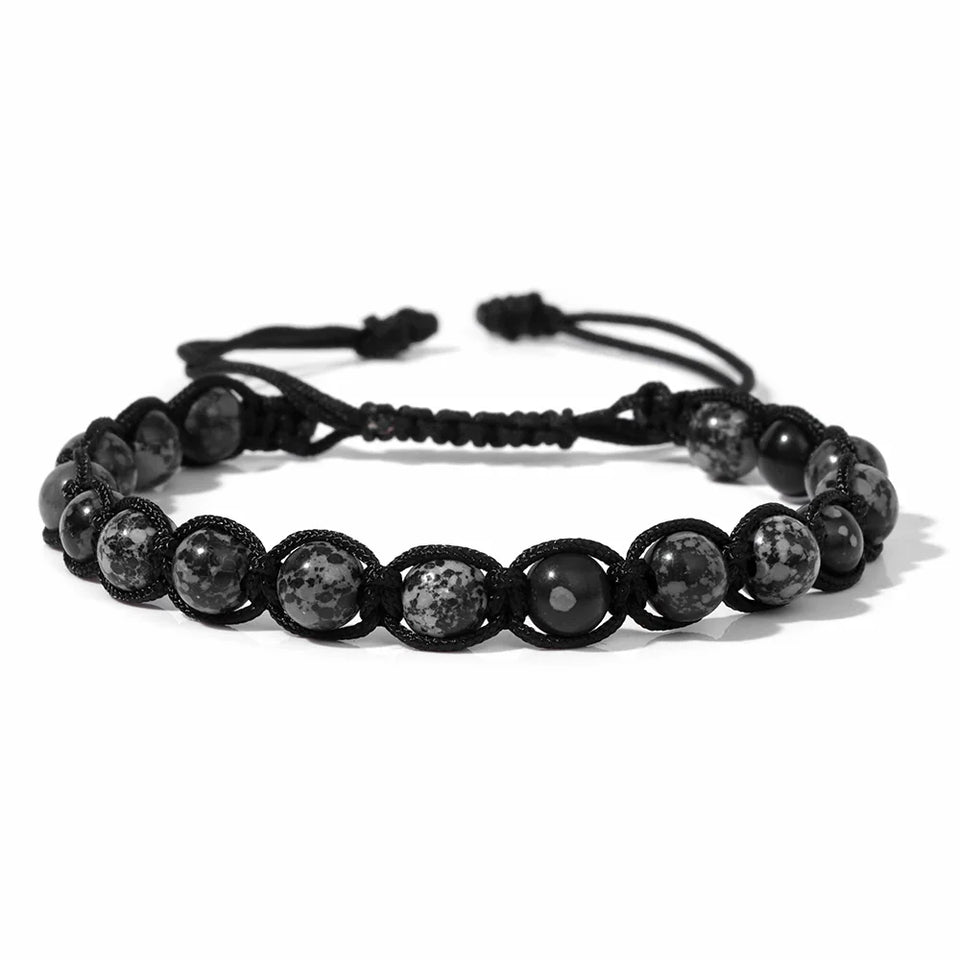 Adjustable Beaded Cord Wrap | Panthera Lux