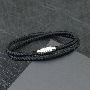 Braided Double Layer Magnetic Rope Bracelet | Panthera Lux