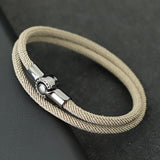 Magnetic Rope Bracelet Round Latch | Panthera Lux