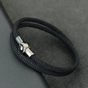 Magnetic Rope Bracelet Round Latch