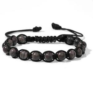 Adjustable Beaded Cord Wrap | Panthera Lux