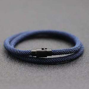 Double Layer Magnetic Rope Bracelet - Panthera Lux