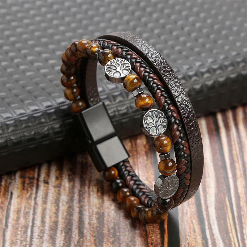 Leather Stack Bracelet