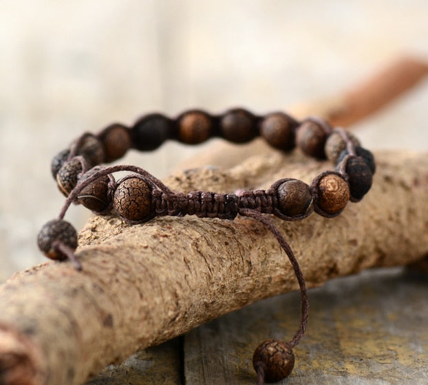 Braided Onyx Bead Adjustable Wrap | Panthera Lux