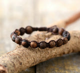 Braided Onyx Bead Adjustable Wrap | Panthera Lux