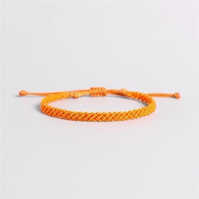 Rainbow Rope Bracelet Waxed Cord & Stainless Steel, Harbour UK Bracelets