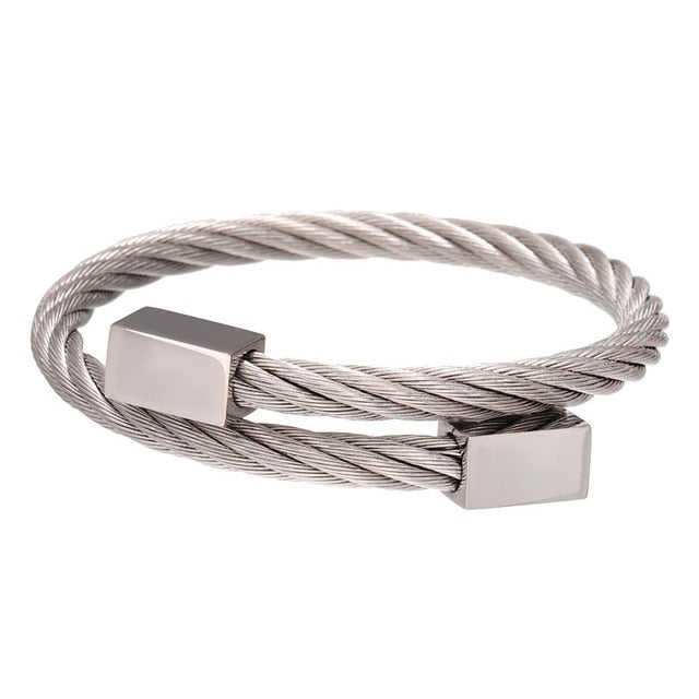 Stainless Steel Cube Bracelet - Panthera Lux