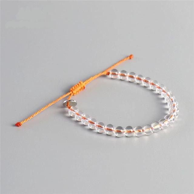 Transparent Beaded Bracelet - Panthera Lux